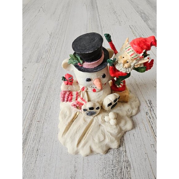 Enesco elf skipper snowman bear North Pole village Al figurine accessory Xmas de - Picture 5 of 8